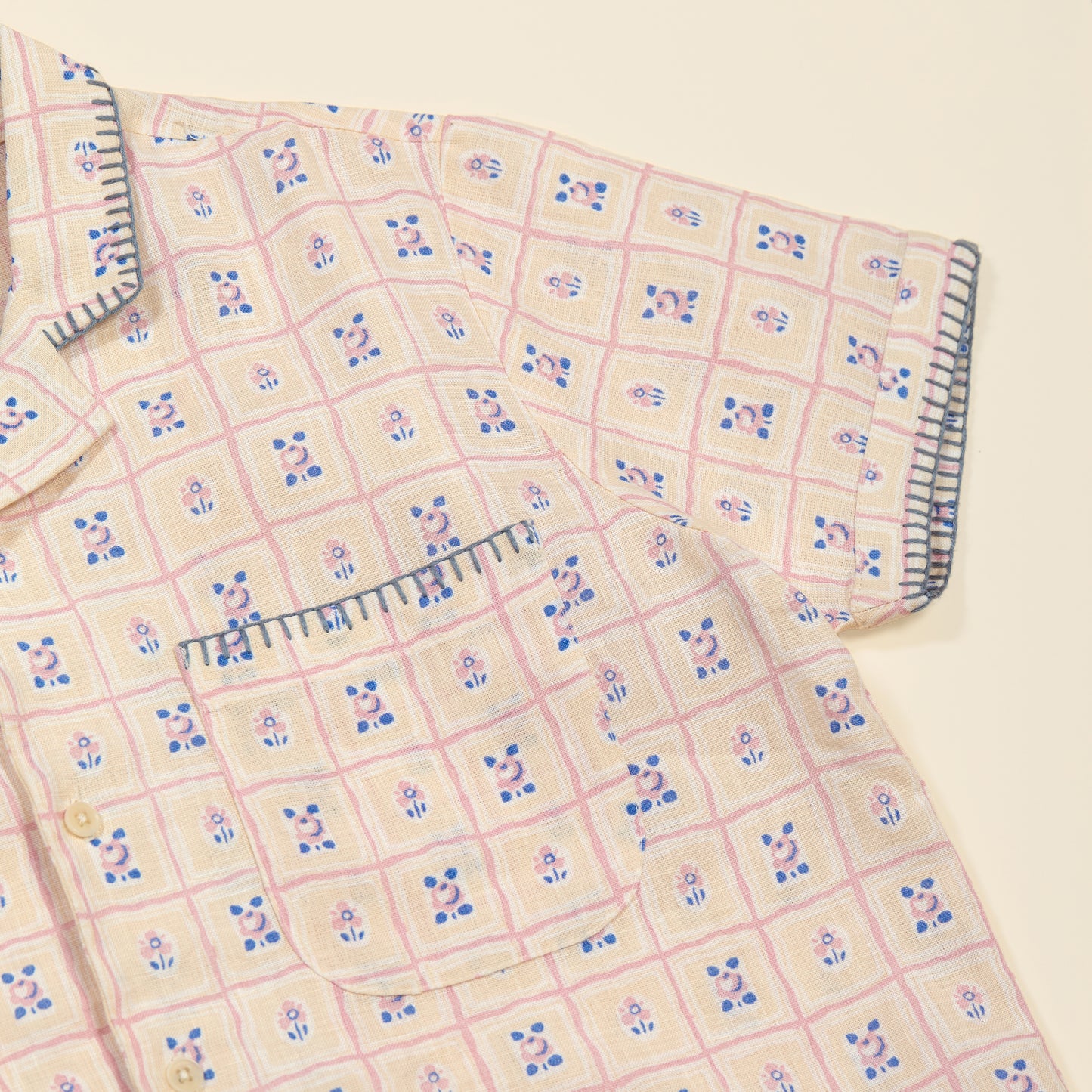 Apolina Donny Print Trouser Set - Rosepanel Cream | SMALL-FOLK