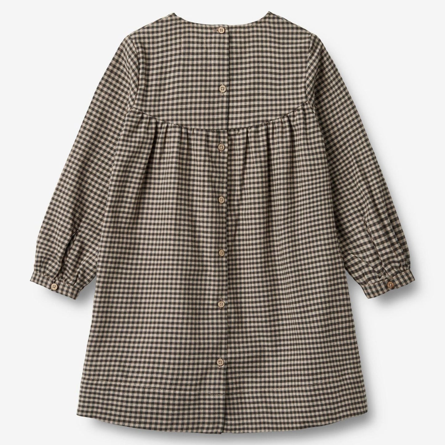 Wheat Clothing Dress L/S Fenja - Raven Check