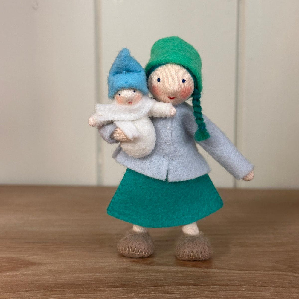 Ambrosius Winter Gnome Mother with Baby