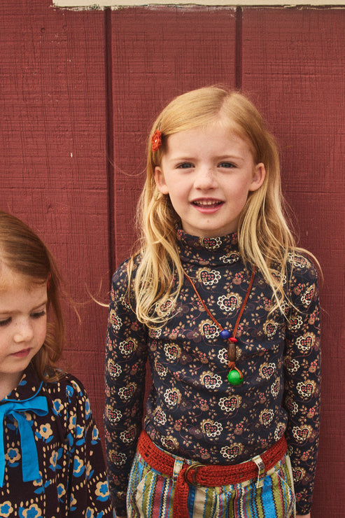 Misha & Puff Turtleneck - Galaxy Calico Hearts