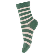  Women's Eli Cotton Stripe Socks - Myrtle