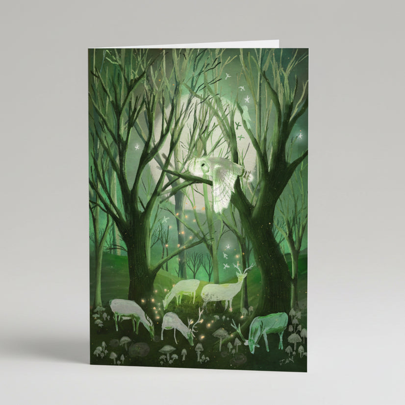 Metta & Magic Enchanted Forest Luxury Handmade Greeting Card