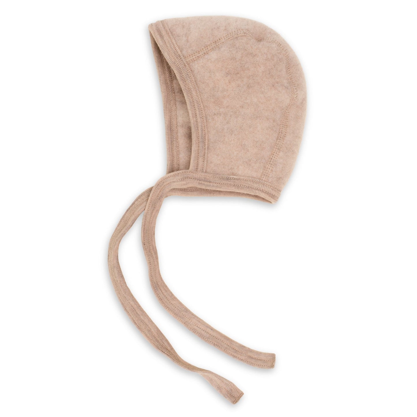 Engel Natur Soft Merino Wool Fleece Bonnet - Sand