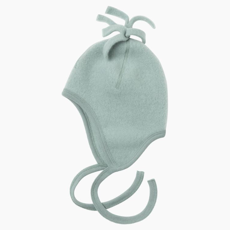 Engel Natur Soft Merino Wool Fleece Hat - Mountain Blue Melange