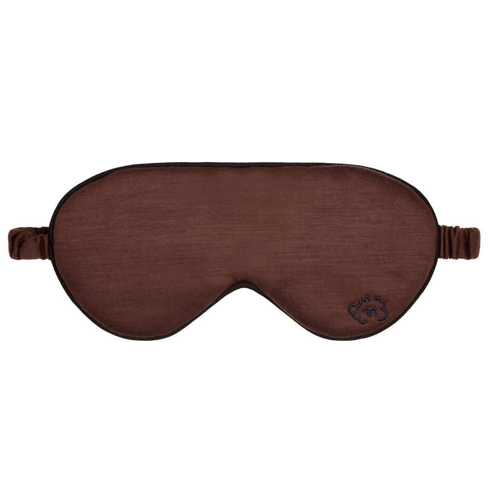 Smalls Pure Merino Sleepy Eye Mask - Chocolate Brown