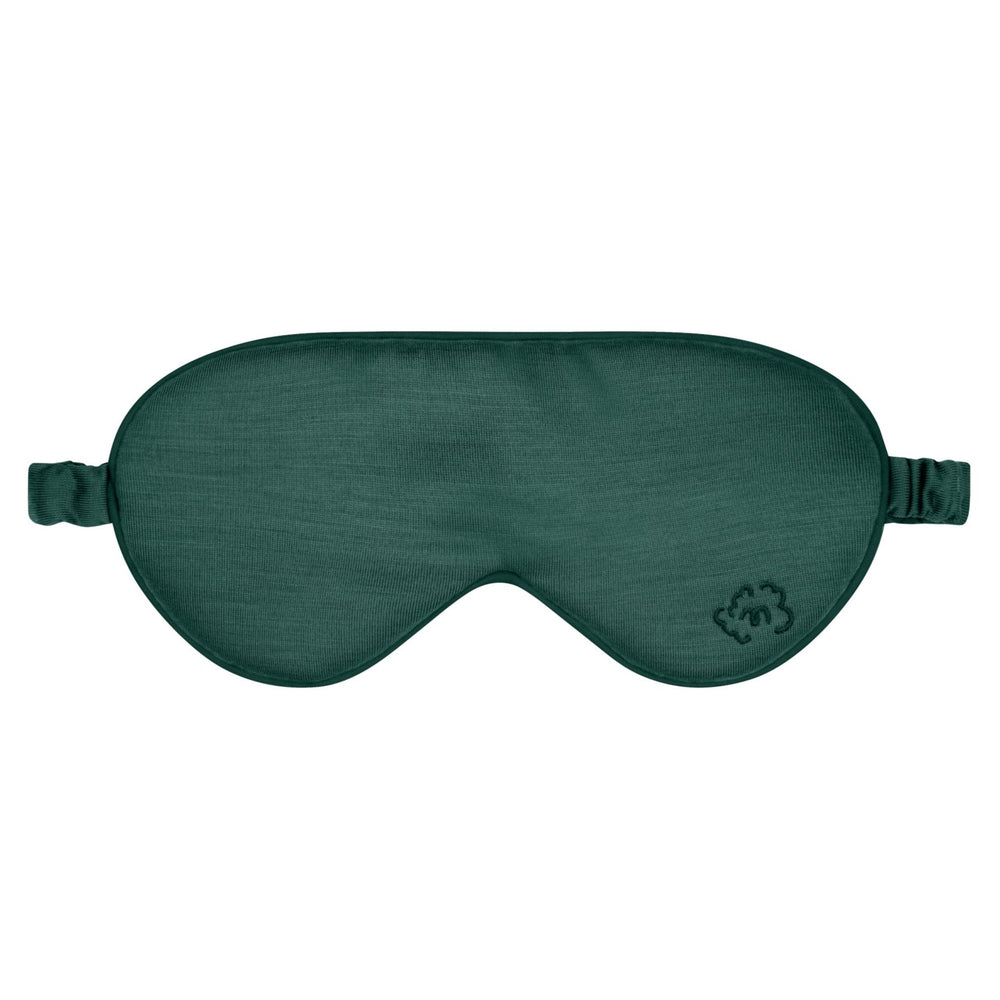 Smalls Pure Merino Sleepy Eye Mask - Emerald Green