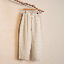  Kaely Russell Elba Trouser - Natural Gingham