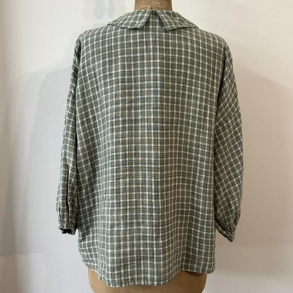 
                      
                        La Petite Alice Women's Cecille Linen Shirt - Green Check
                      
                    