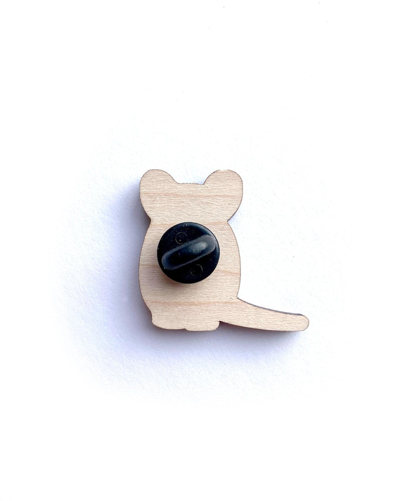 
                      
                        Grey Mouse, Responsibly Sourced Birch Wood Pin
                      
                    