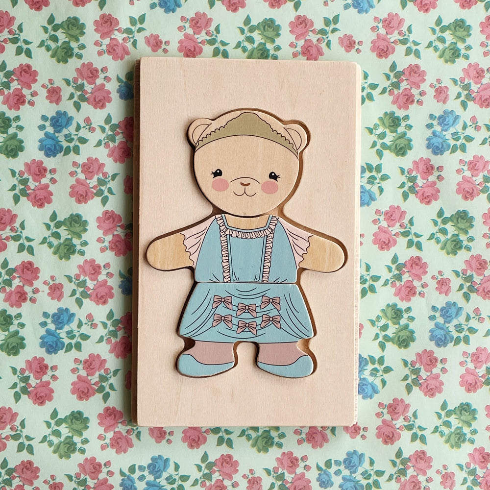 
                  
                    Konges Sløjd Wooden Teddy Dress Up Animals - Dusty Pink
                  
                