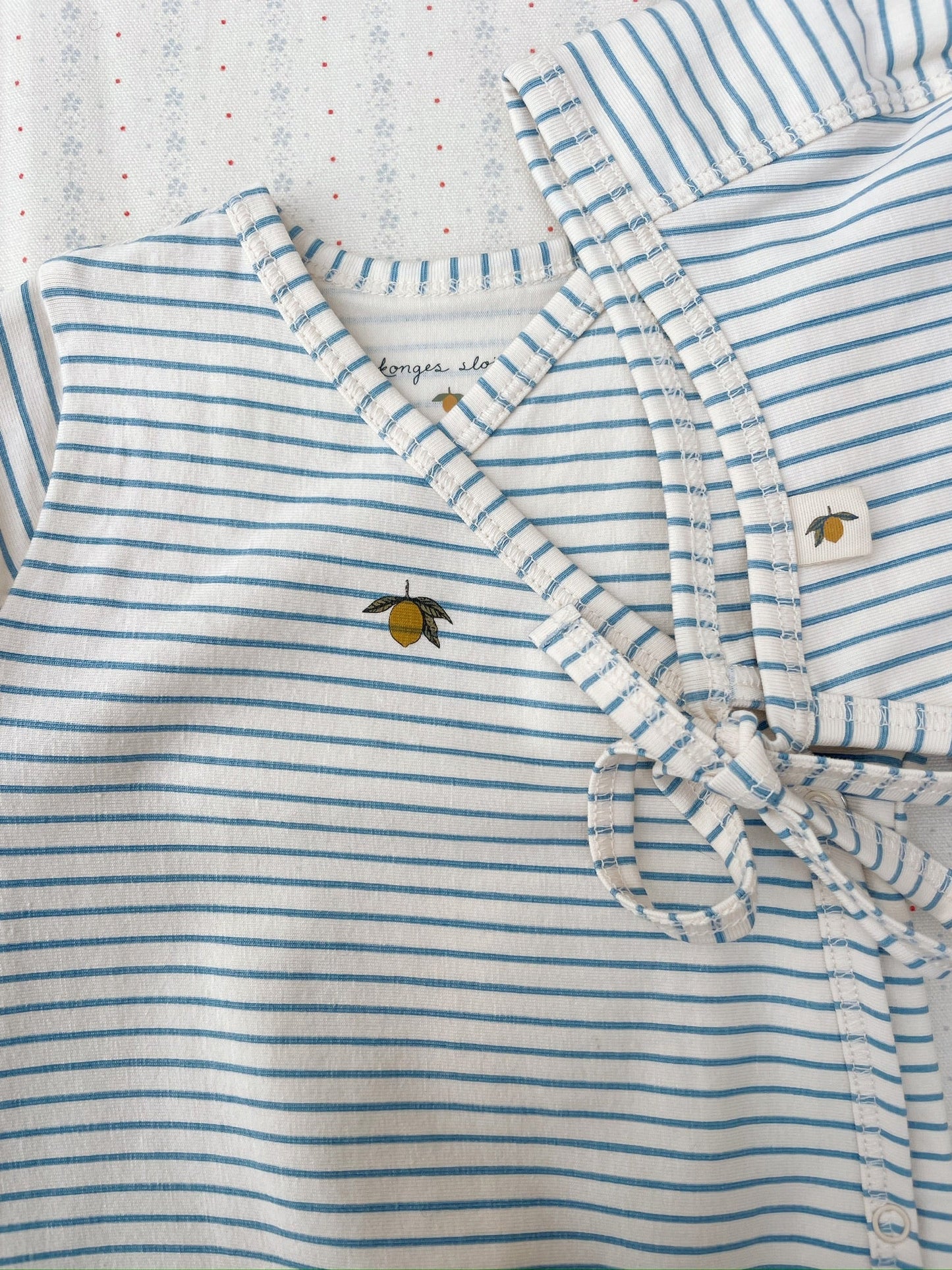 Konges Sløjd Basic Long Sleeve Body - Stripe Bluie
