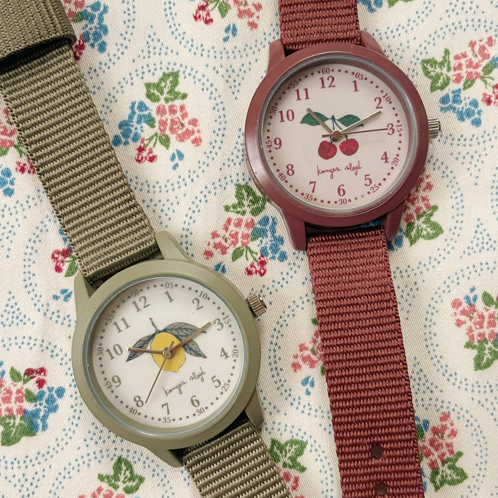 
                  
                    Konges Sløjd Kids Analogue Wrist Watch - Lemon
                  
                