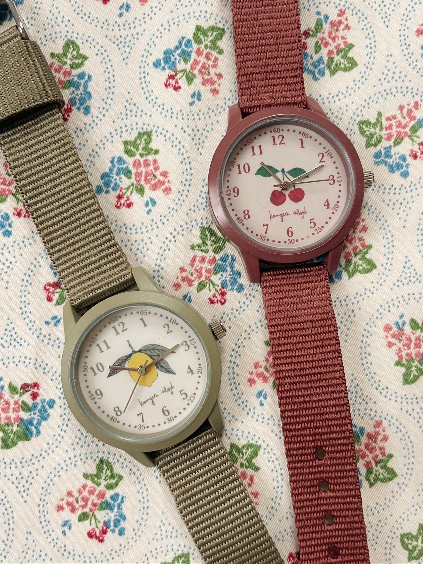 Konges Sløjd Kids Analogue Wrist Watch - Lemon