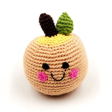 Pebblechild Peach Rattle