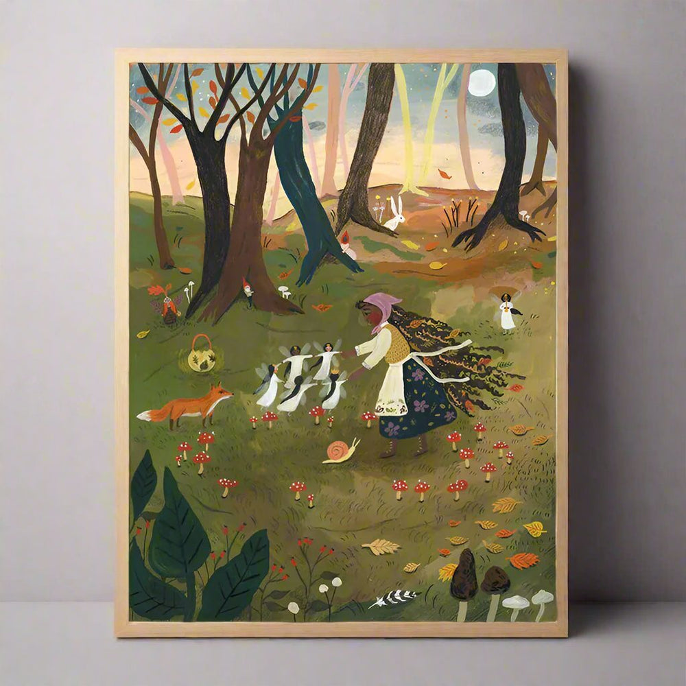 Tijana Lukovic Tijana Draws Frolicking Fae Print 21 x 26cm