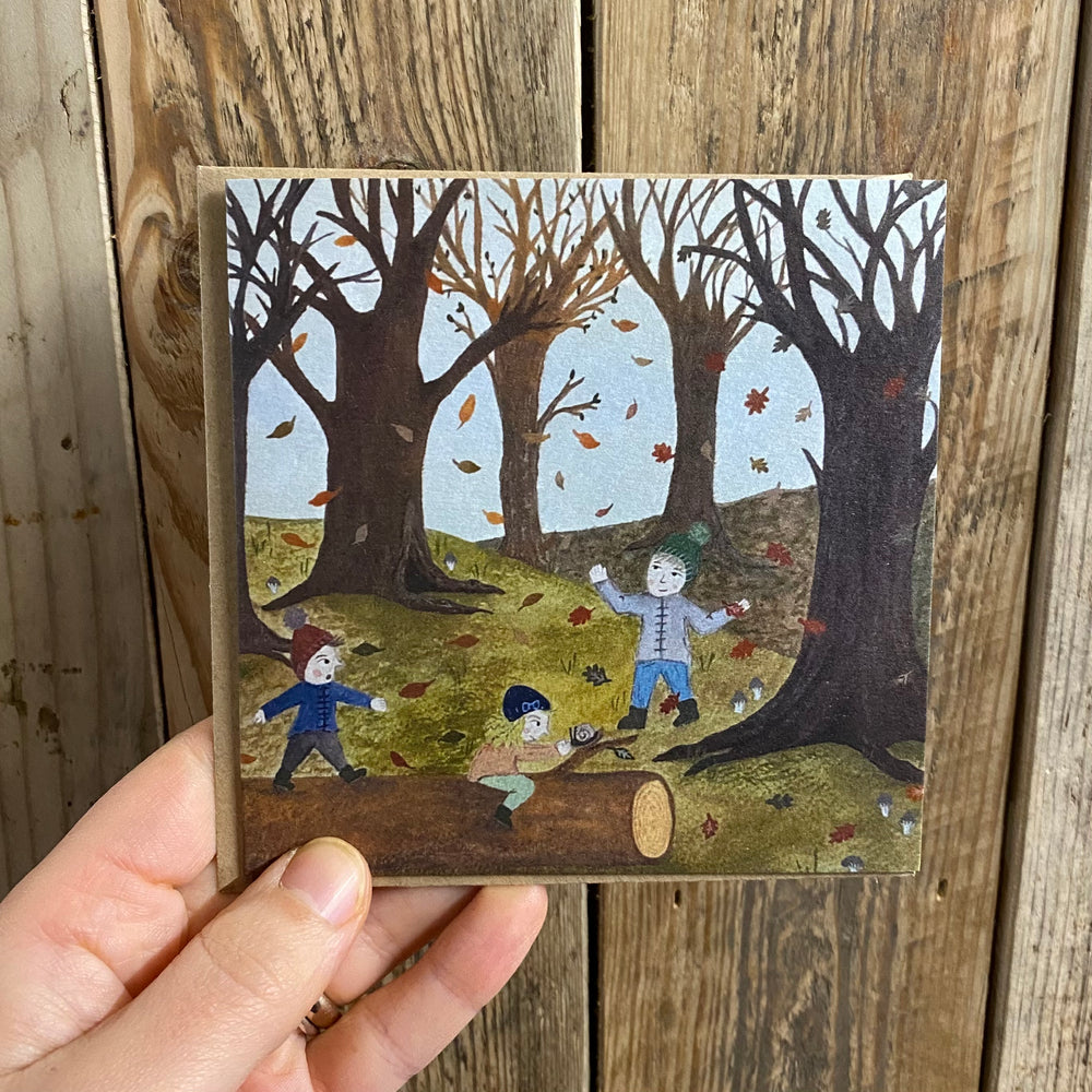 Autumn Woods Greetings Card