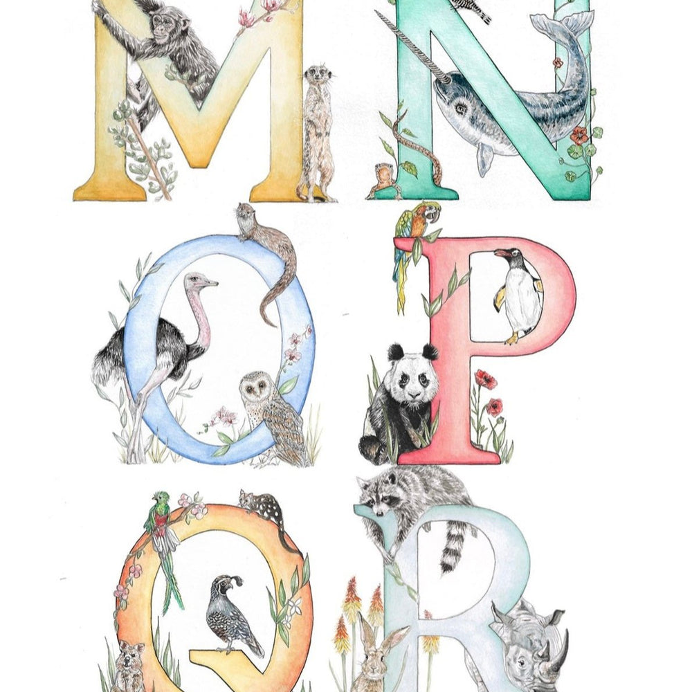 
                  
                    Kathryn Pow Alphabet Letter Greetings Card
                  
                
