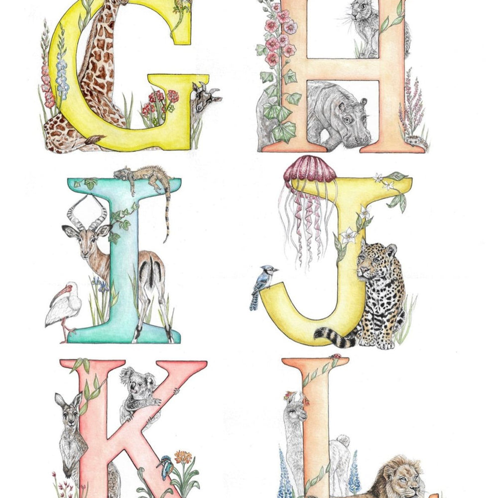 
                  
                    Kathryn Pow Alphabet Letter Greetings Card
                  
                