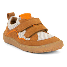  Froddo Barefoot Velcro Shoes - Pumpkin/Brown