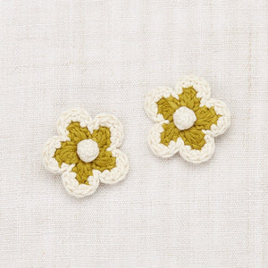 Misha & Puff Medium Flower Clip Set - Pistachio