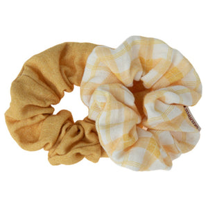 Grech & Co Hair Scrunchie, Set of 2 - Buckwheat Plaid