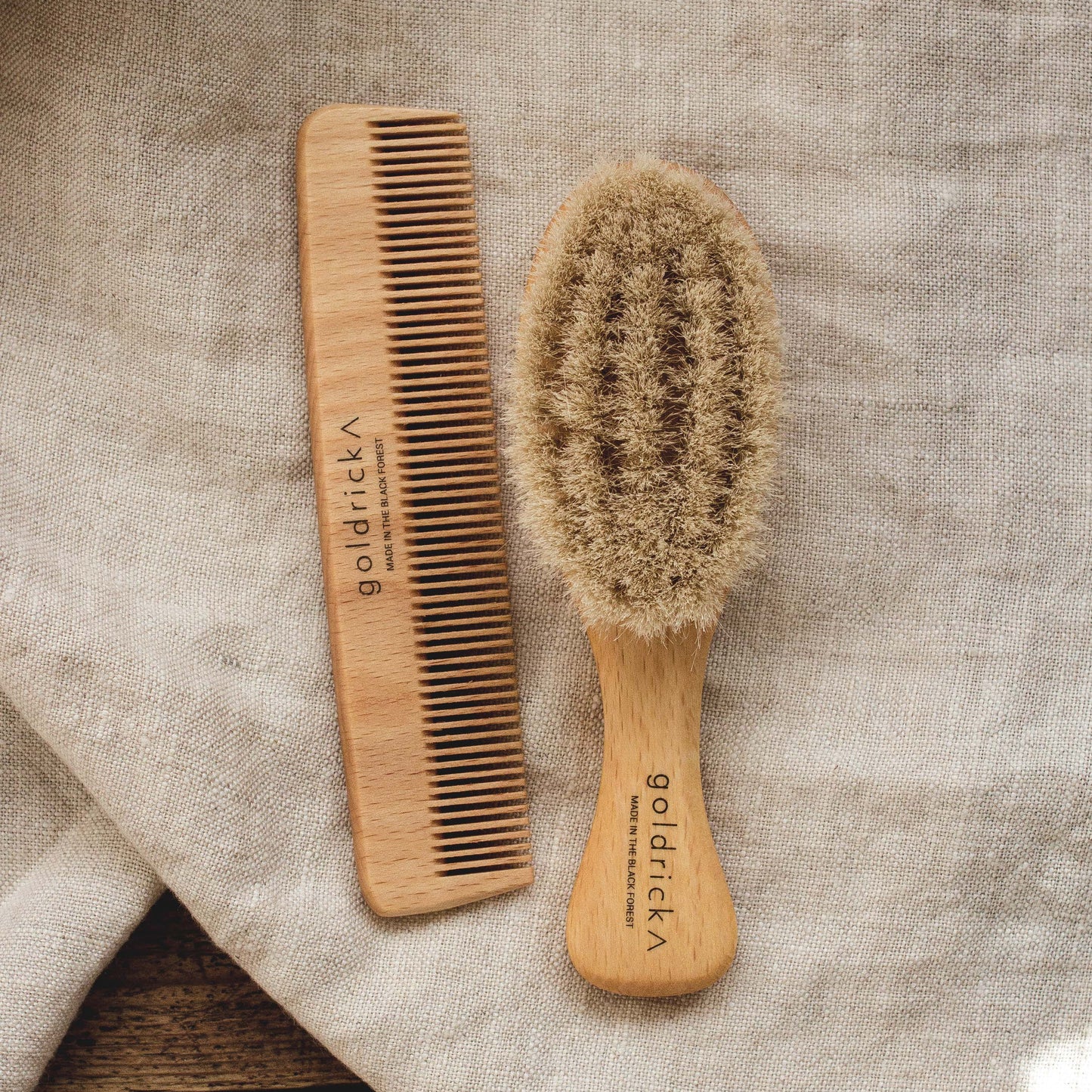 Goldrick Natural Living Baby Brush Set