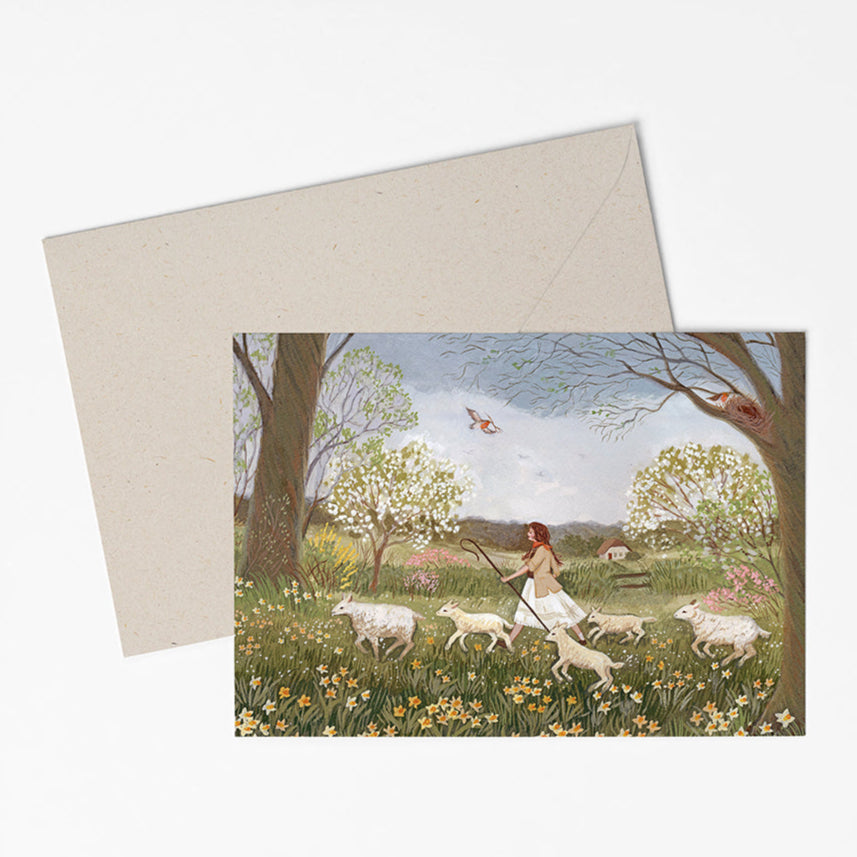 Robin Pieterse Green Pastures Greeting Card