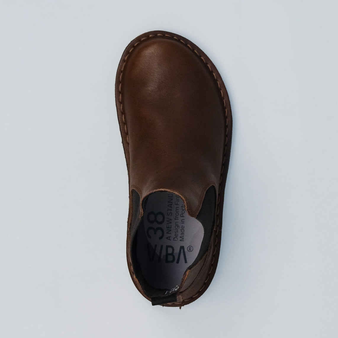 VIBAe Adults HELSINKI Boot Leather - Cocoa Brown