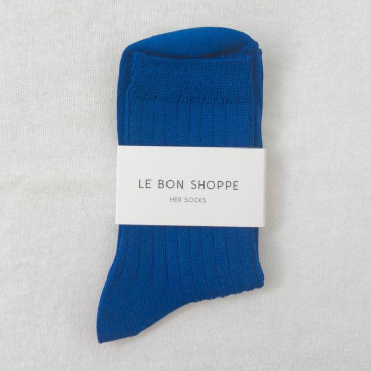 
                      
                        Le Bon Shoppe Women's Her Socks - Cobalt
                      
                    