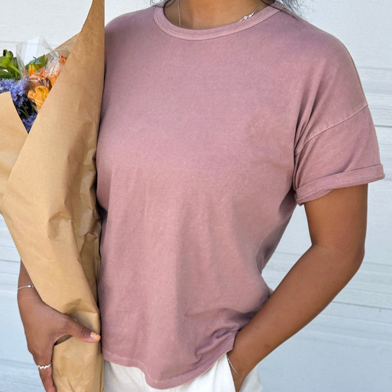 Le Bon Shoppe Women's 'Her' Tee - Dried Rose