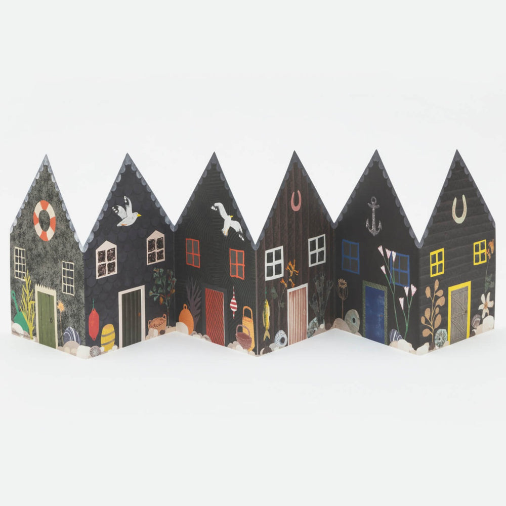 
                  
                    Hadley Paper Goods Fisherman's Huts Concertina Card
                  
                