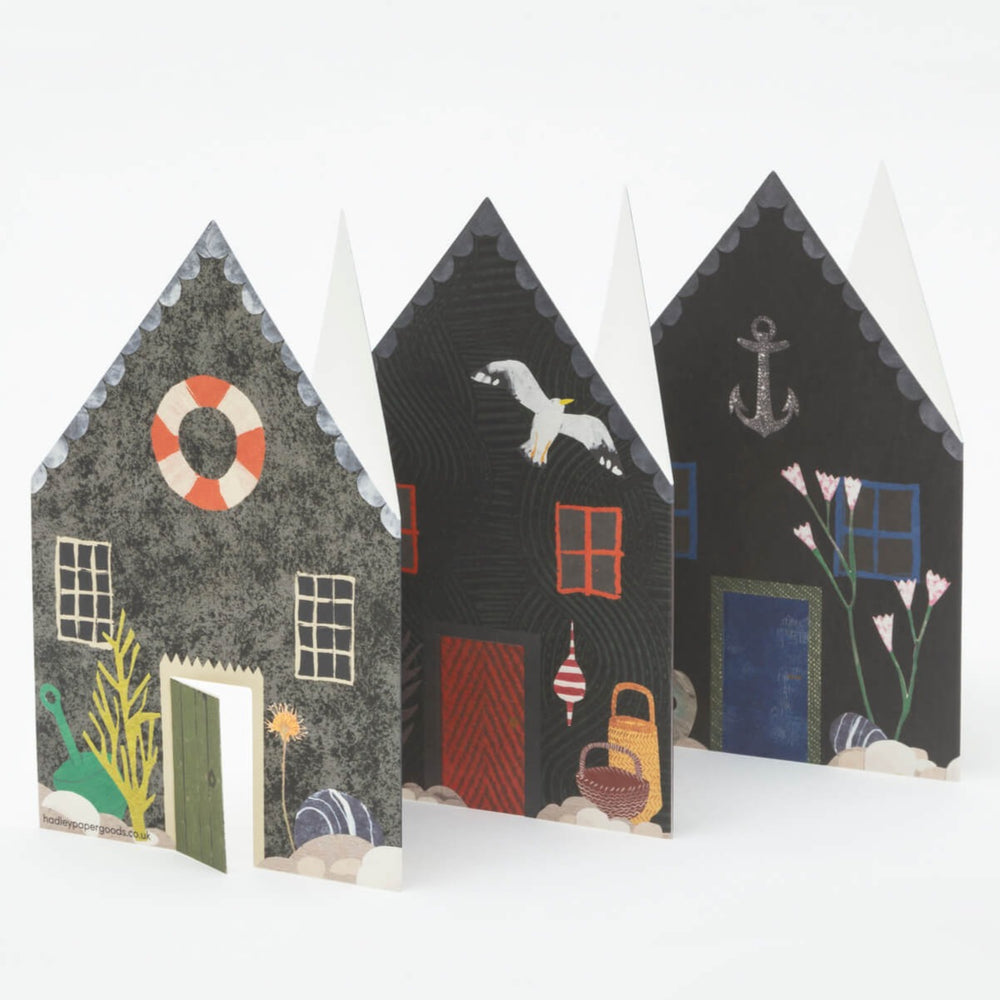 
                  
                    Hadley Paper Goods Fisherman's Huts Concertina Card
                  
                