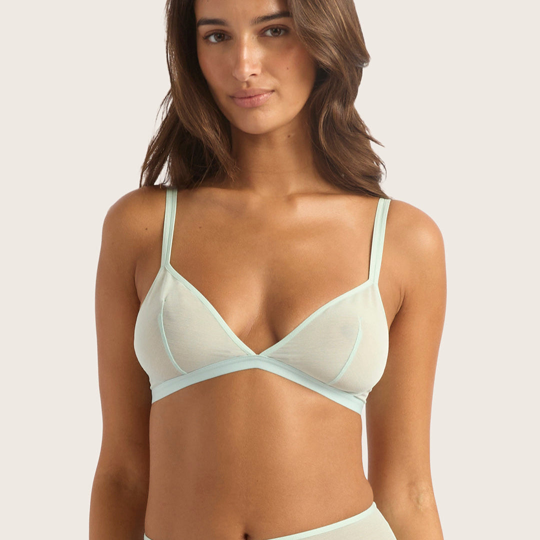 Boody FreeMesh Triangle Bralette - Mint