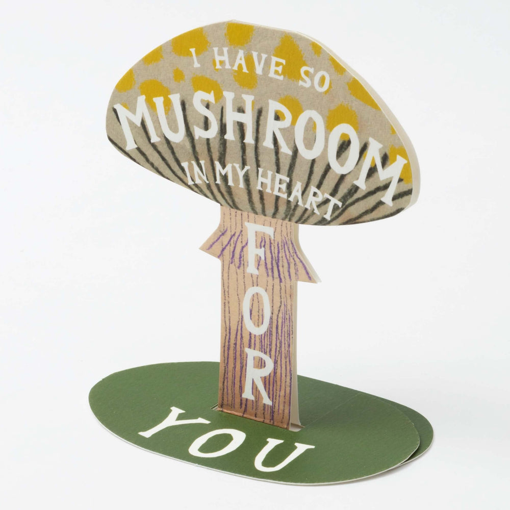 
                  
                    Hadley Paper Goods I Have So Mushroom In My Heart For You Stand-Up Card
                  
                