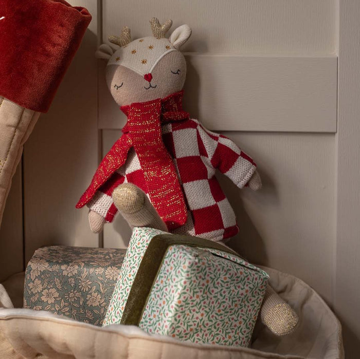 Avery Row Knitted Soft Toy - Reindeer