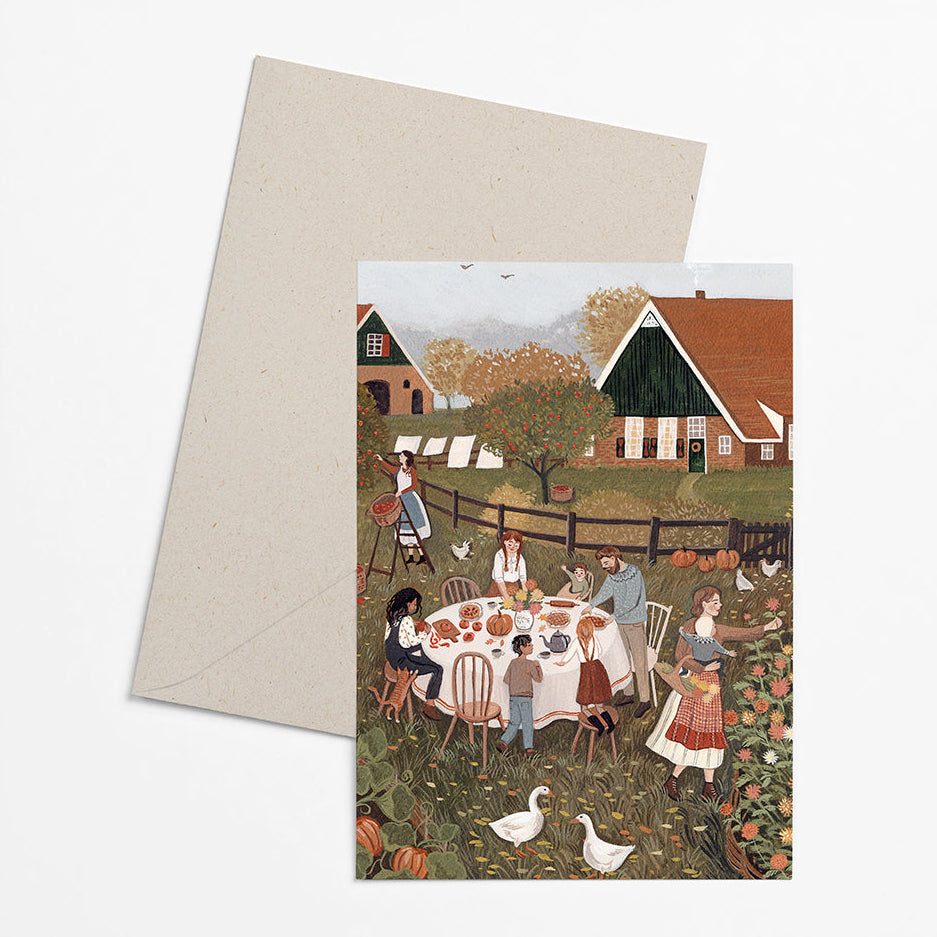 Robin Pieterse Harvest Season Greeting Card