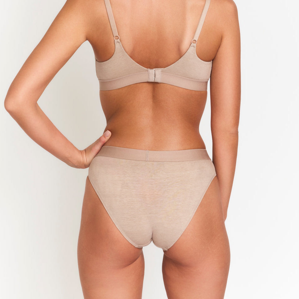 
                  
                    Net Positive Underwear Women's Mid Rise Brief | Mocha
                  
                