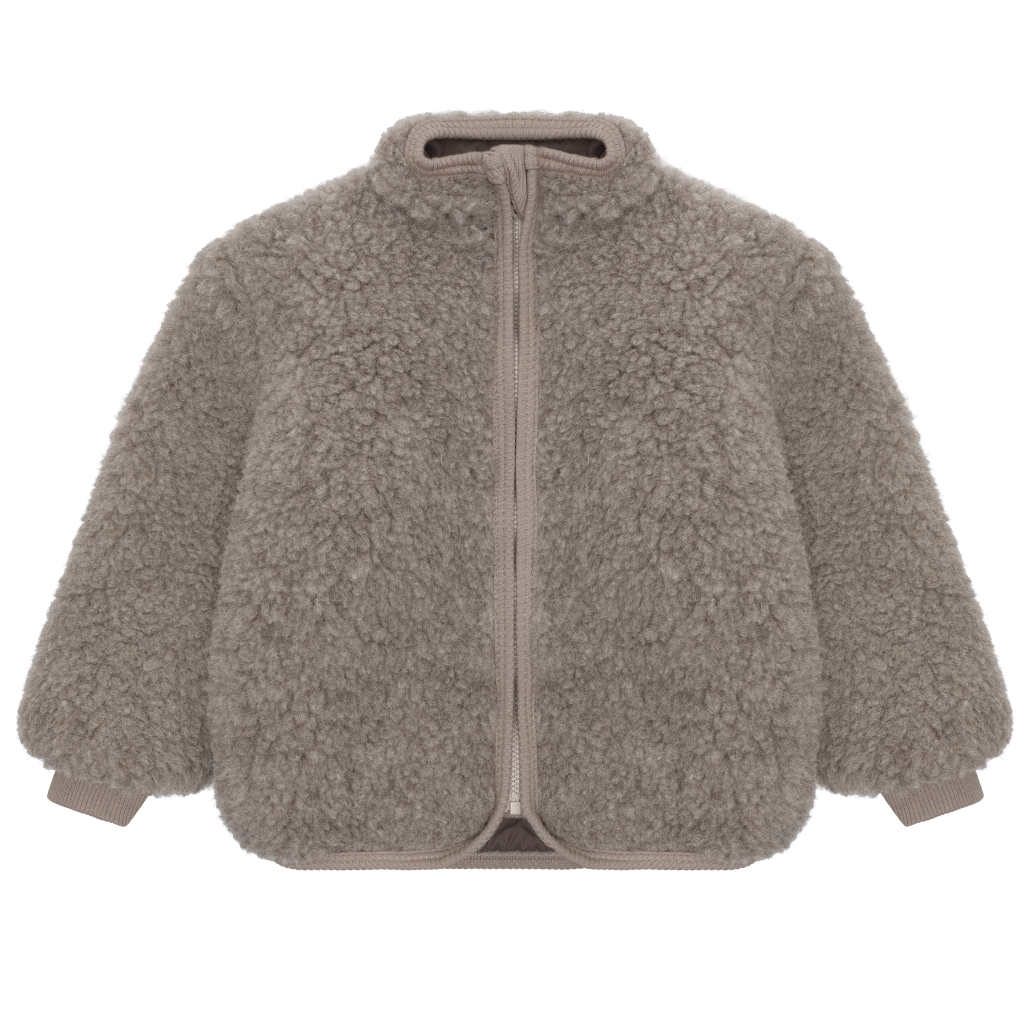 Huttelihut DK Teddy Wool Jacket - Camel Melange