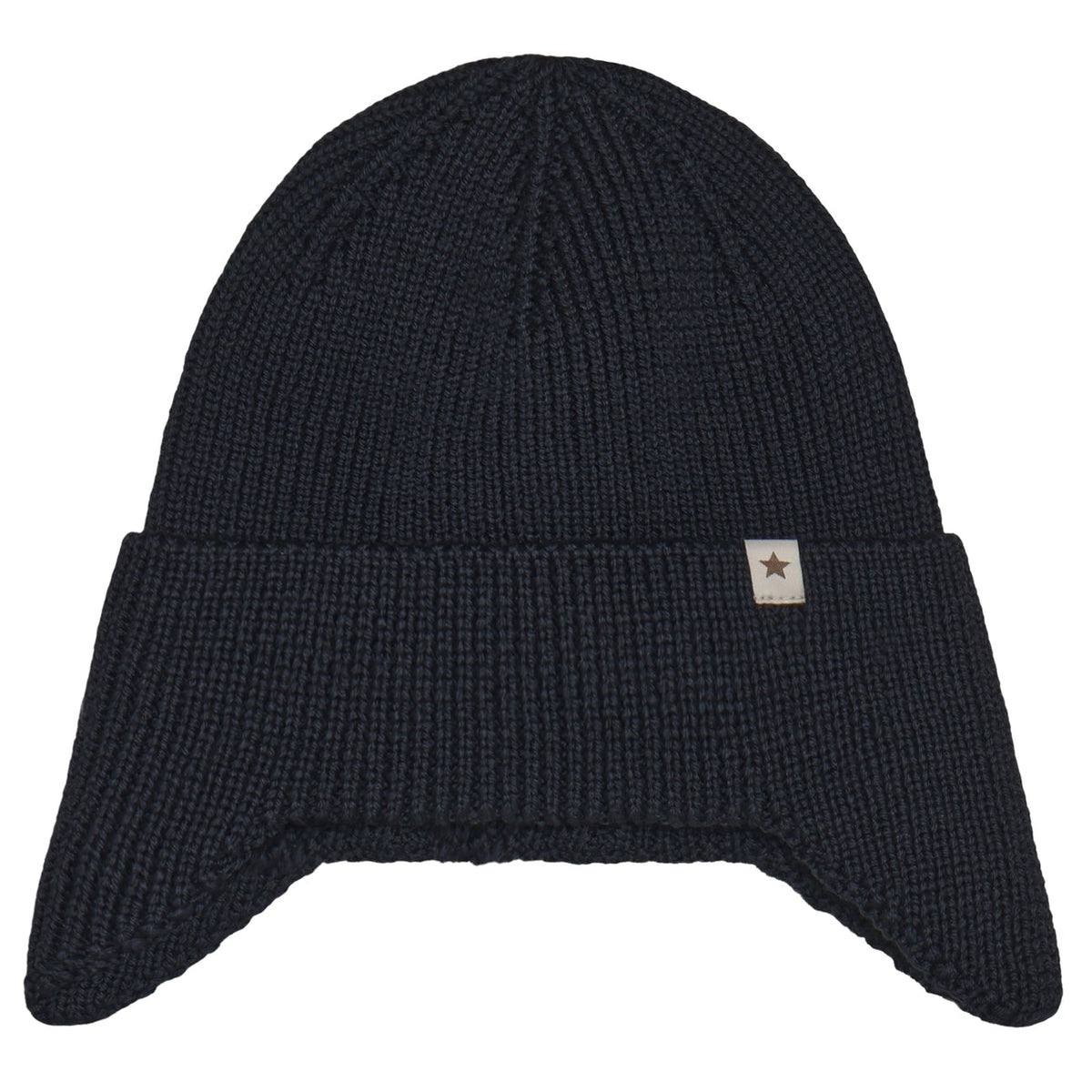 Huttelihut Ear Flap Hat with Windstop - Dark Navy