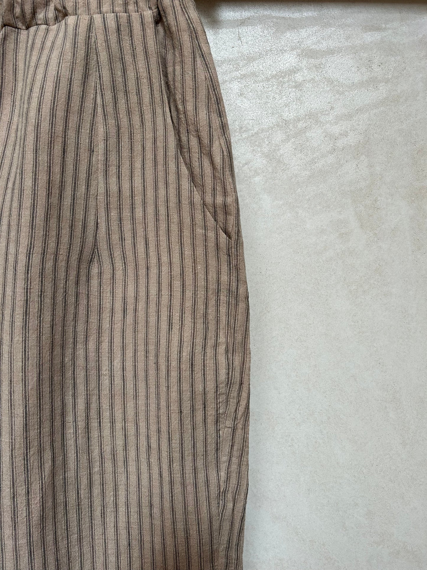 Kaely Russell Women's Elba Trousers - Putty Stripe