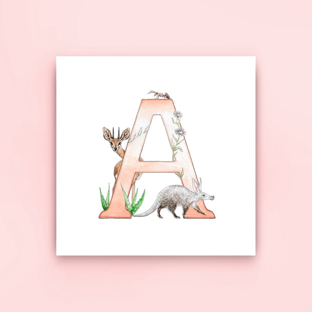 
                      
                        Alphabet Letter Greetings Card
                      
                    