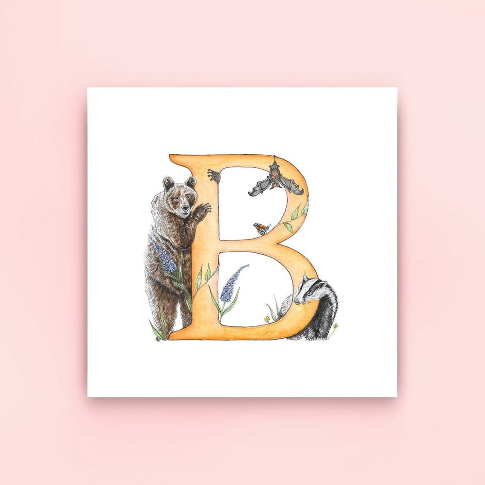 
                      
                        Alphabet Letter Greetings Card
                      
                    