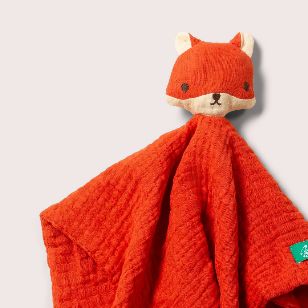 Fox Organic Baby Comforter Toy