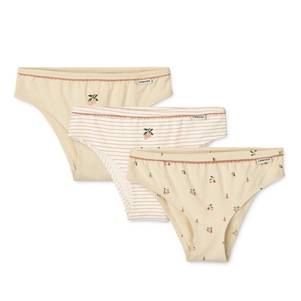 Liewood Aylin Briefs 3 Pack - Mini Peach / Seashell Mix