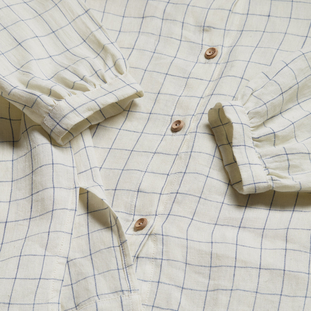 
                      
                        Kaely Russell Women's Gather Shirt | Blue Check
                      
                    