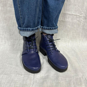 Trippen Women's 'Insulator' Ankle Boot - Blue, Sport Sole