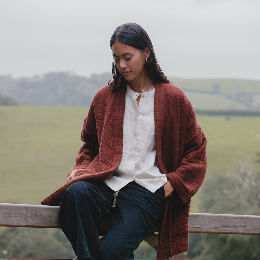 
                  
                    Kaely Russell Needlecord Drawstring Trousers Navy
                  
                