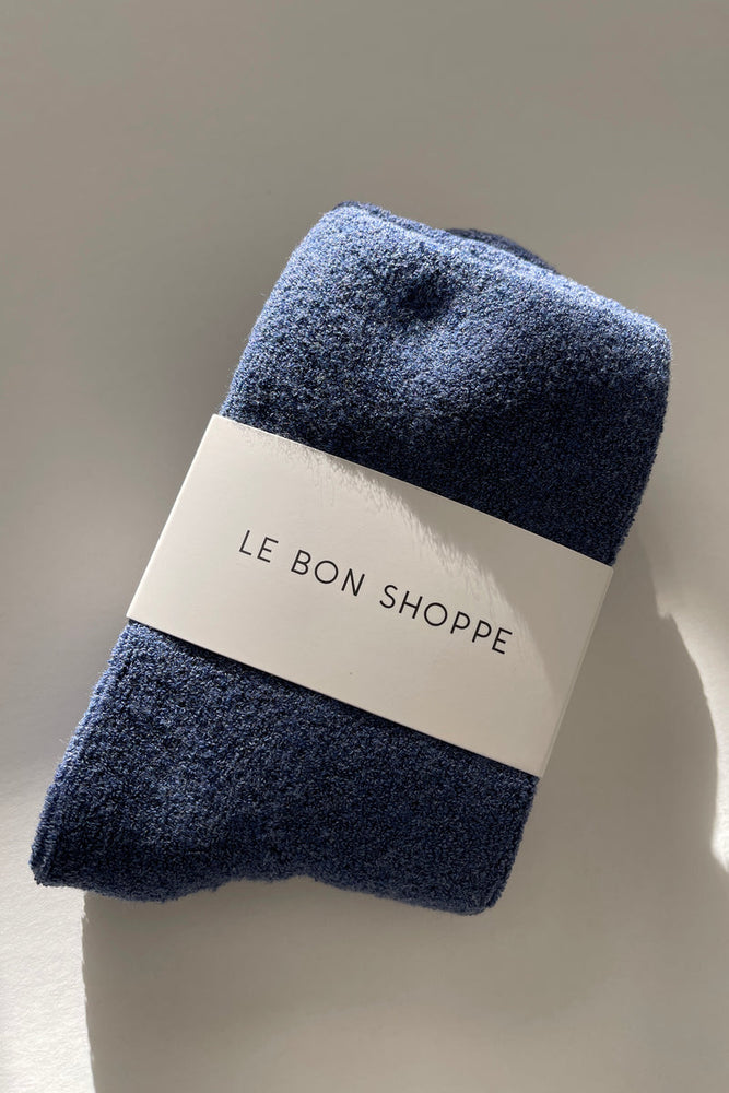 
                  
                    Le Bon Shoppe Women's Cloud Socks - Bijou Blue
                  
                