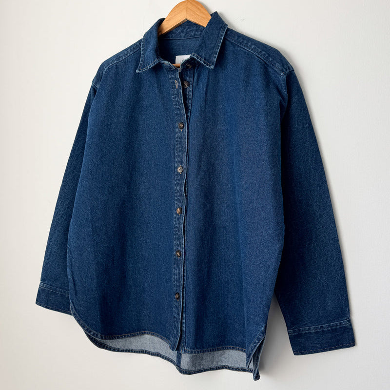 Le Bon Shoppe Women's Owen Shirt - Dark Denim