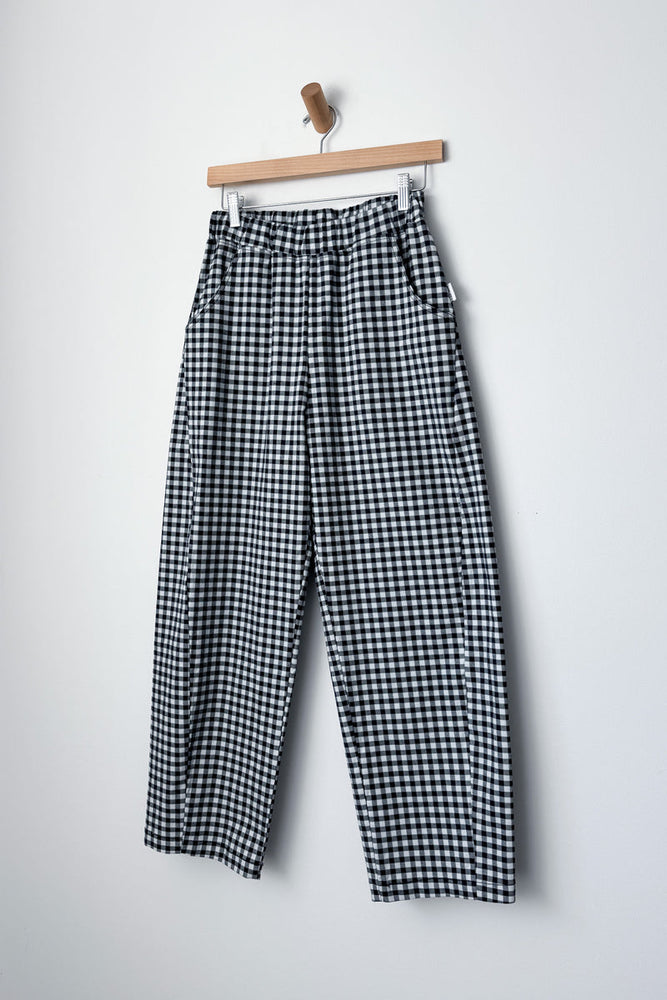 
                  
                    Le Bon Shoppe Women's 'Arc' Pants - Navy Gingham
                  
                